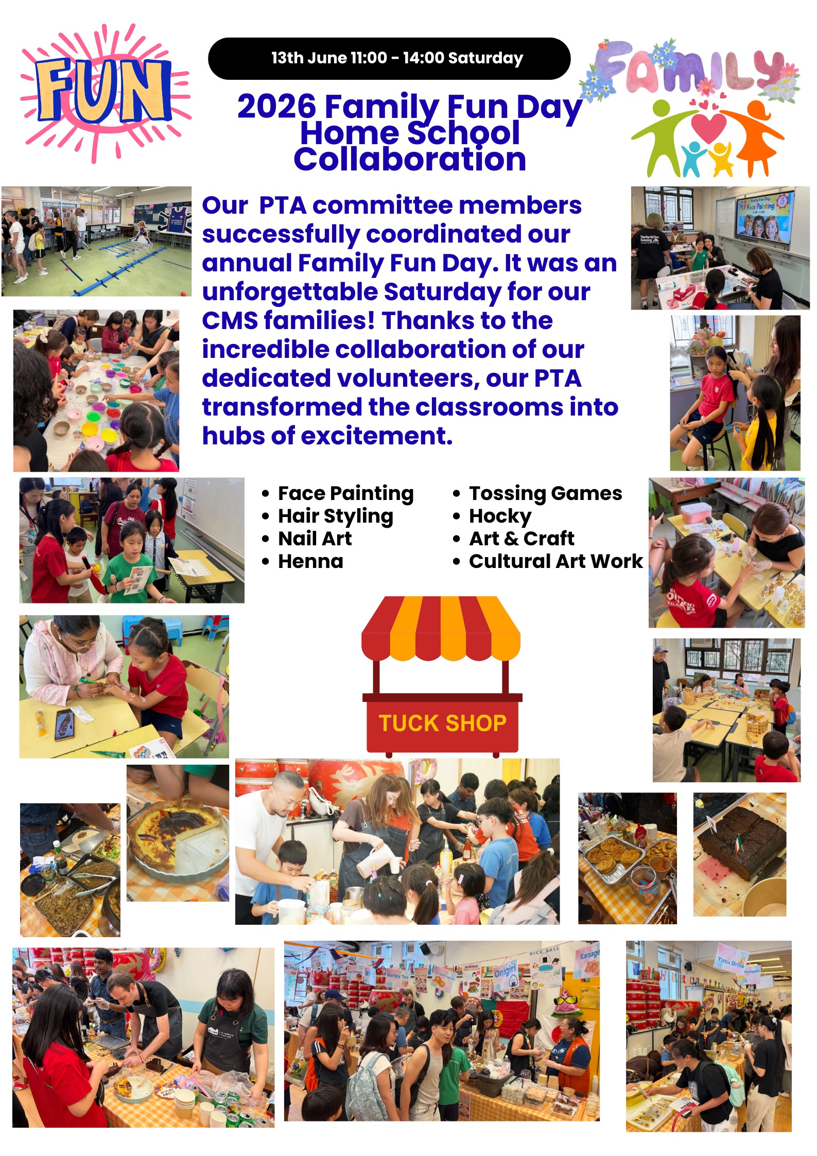 2026 Family Fun Day Home School Collaboration