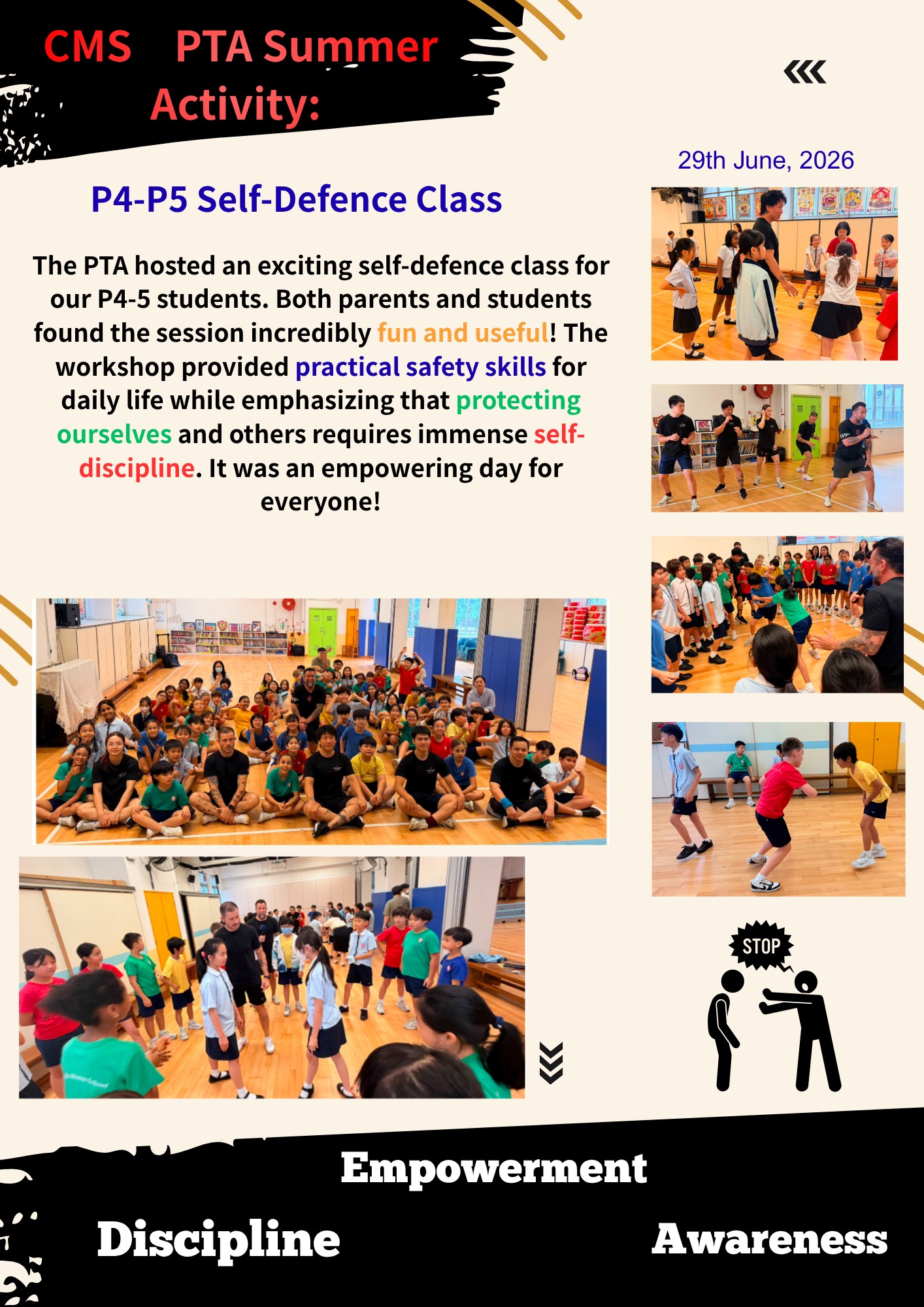 P4 P5 Self Defence Class